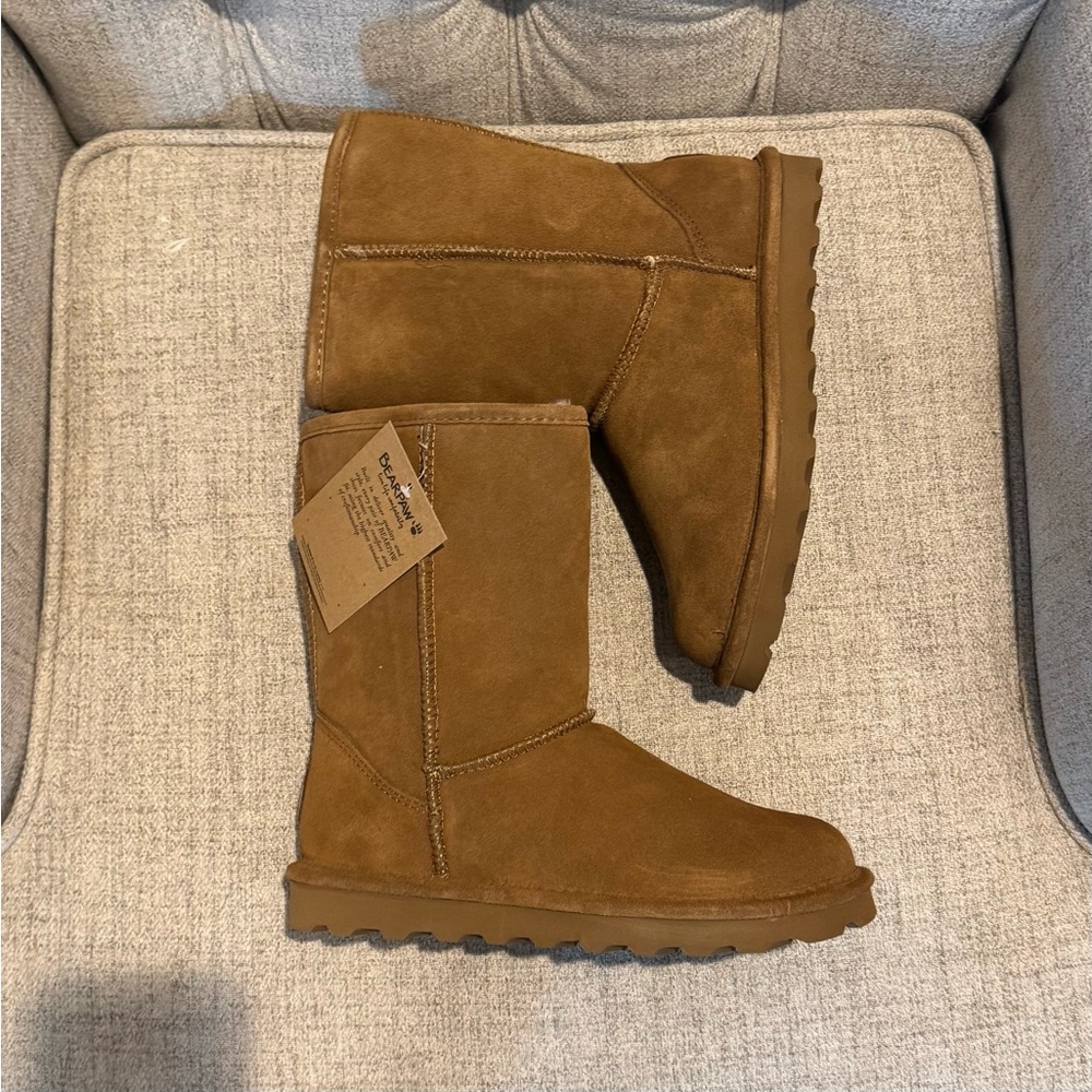 BearPaw Chestnut Suede Boots